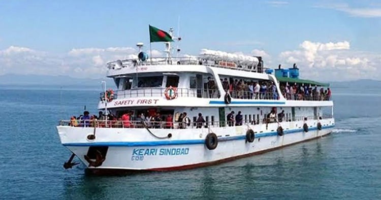 বৃহস্পতিবার থেকে কক্সবাজার-সেন্টমার্টিন রুটে চলবে জাহাজ